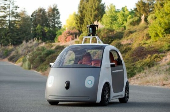 谷歌发布新款无人驾驶汽车